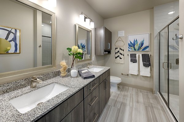 bathroom at Domain Morgans Landing Apartments