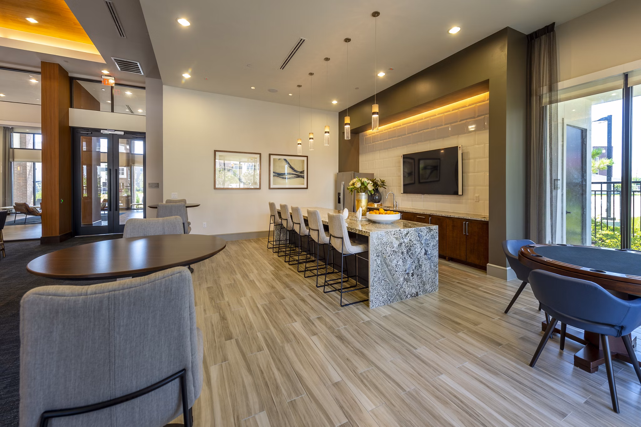 clubhouse at Morgan's Landing Apartments