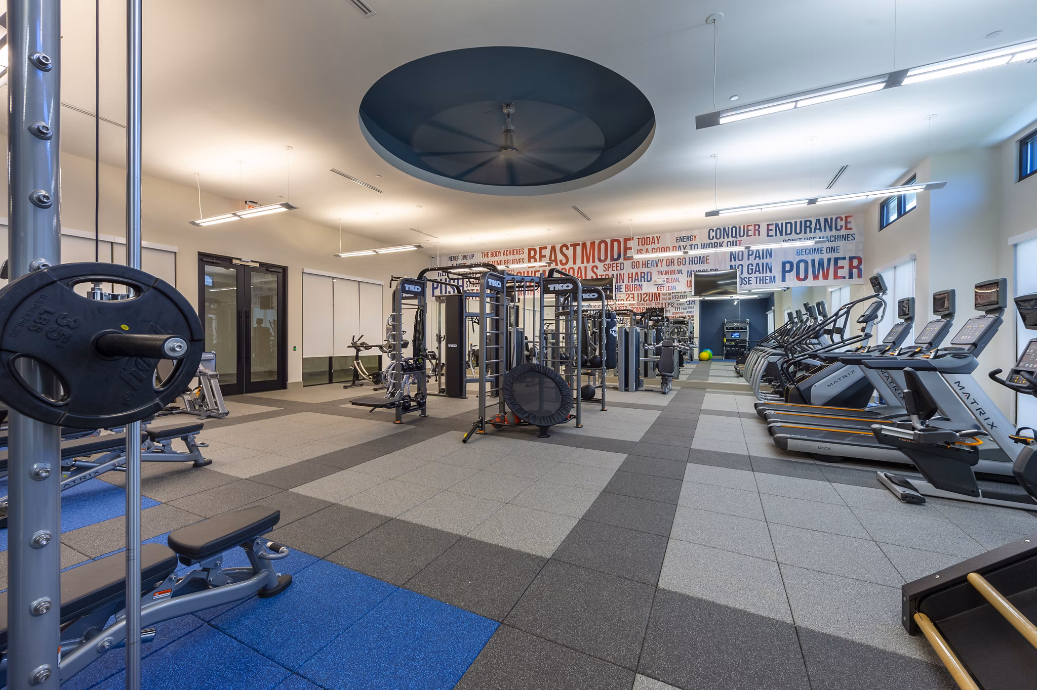fitness center at Morgan's Landing Apartments
