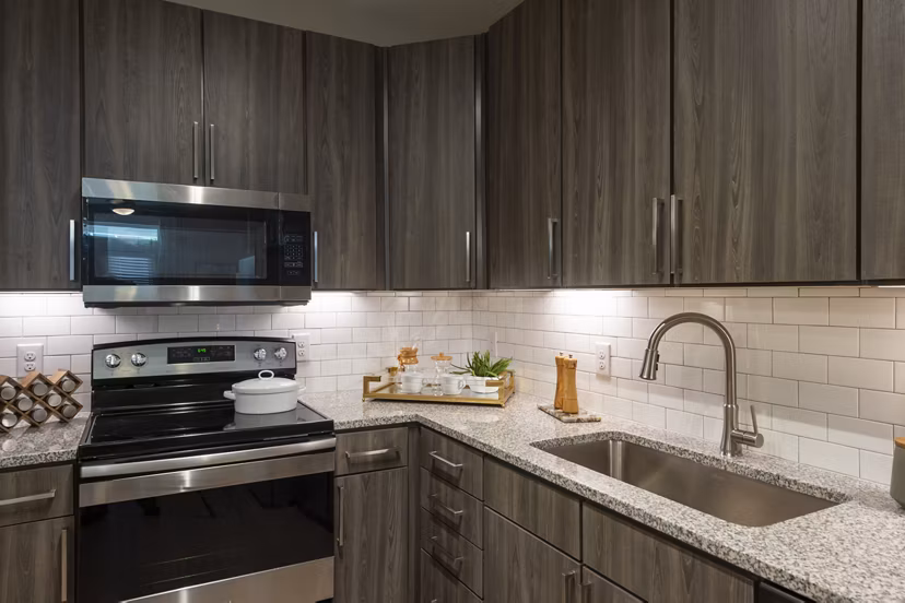 kitchen at Morgan's Landing Apartments