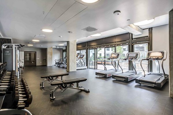 fitness center at 50 Jones Apartments