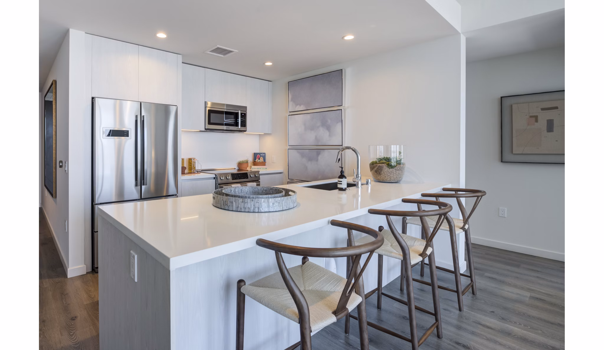 dinning room at ARQ Apartments 