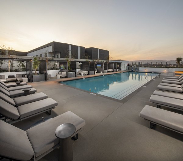 pool at ARQ Apartments