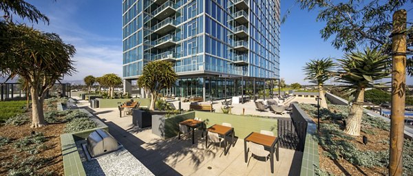 courtyard at ARQ Apartments