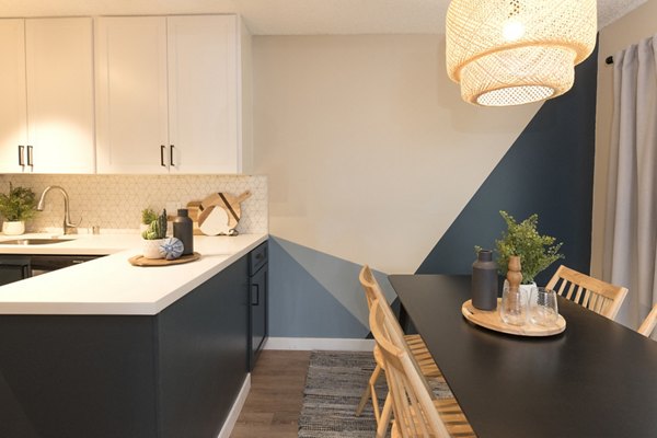 kitchen at Westwood Apartments