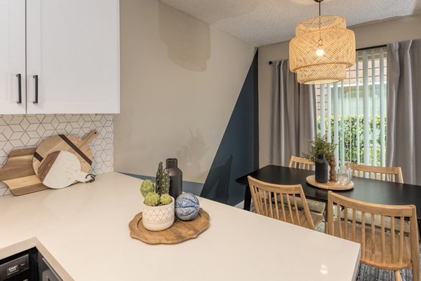 dining room at Westwood Apartments