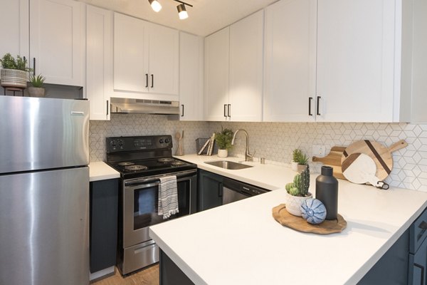 kitchen at Westwood Apartments