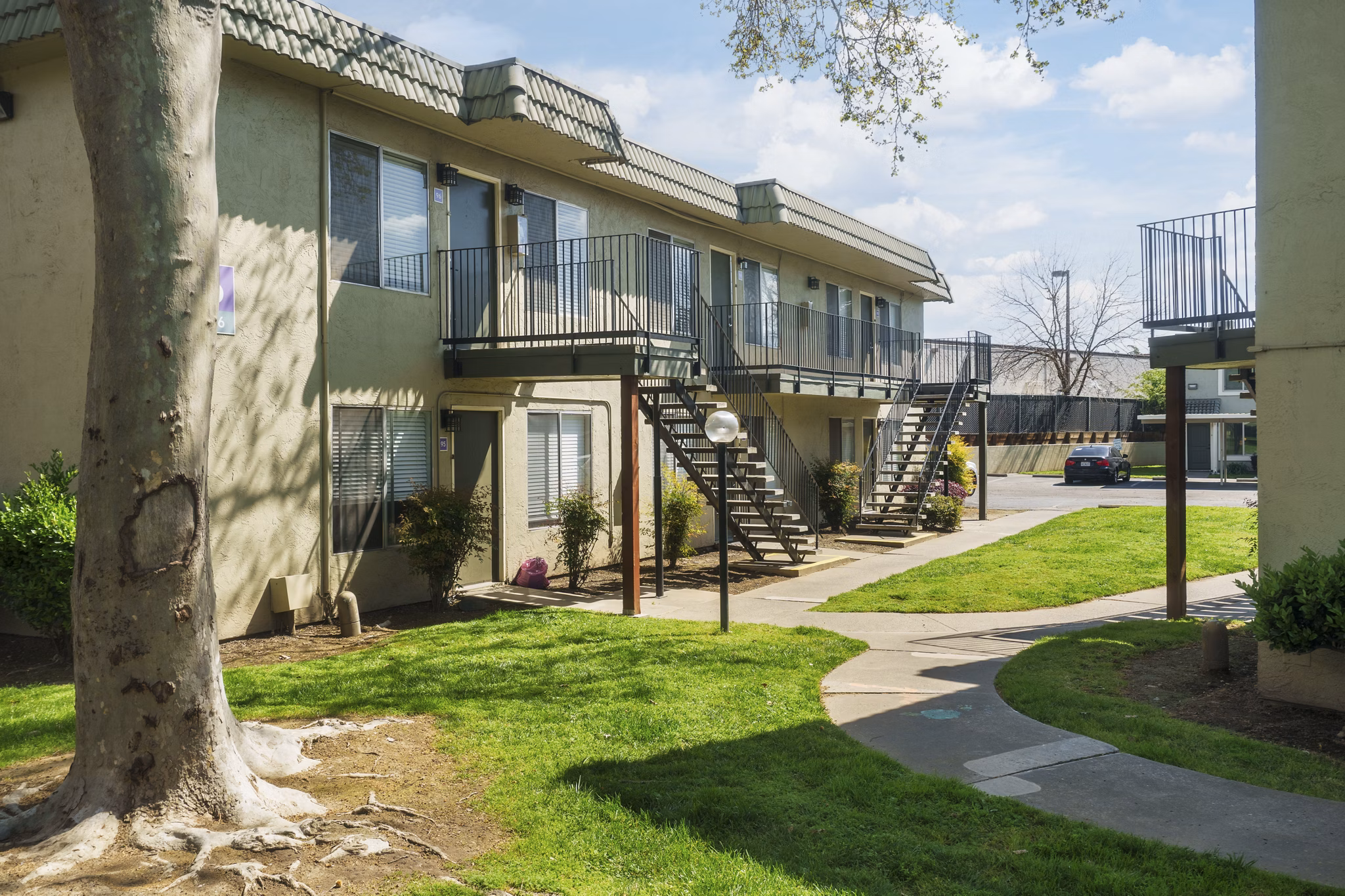 building at The Luxe Apartments