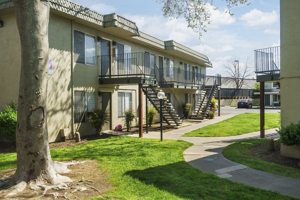 building at The Luxe Apartments