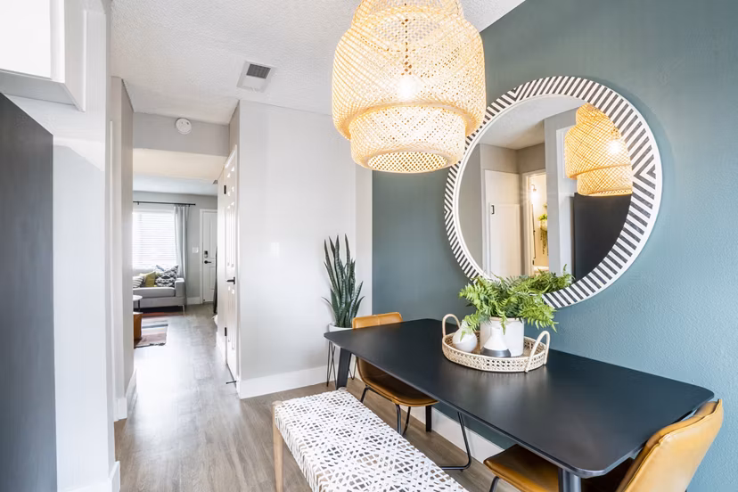 living room at The Luxe Apartments