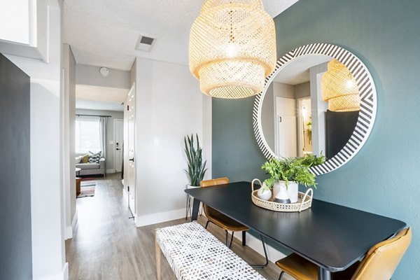 living room at The Luxe Apartments