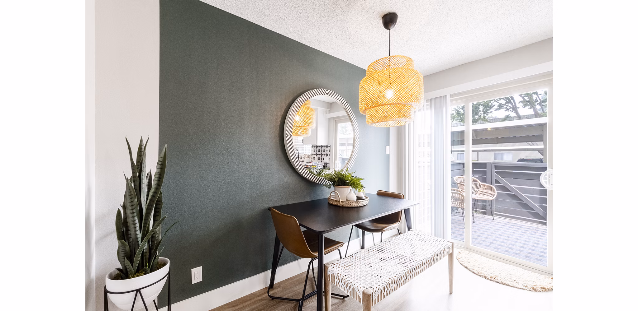 living room at The Luxe Apartments