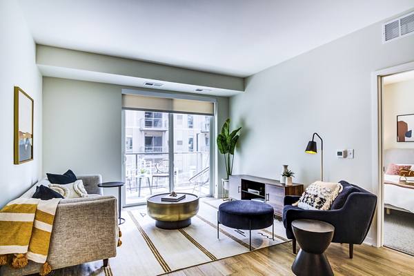 living room at The Fenley Apartments