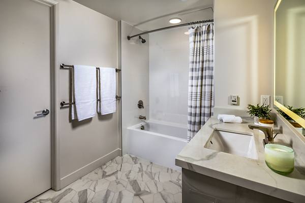 bathroom at Junction Santa Monica Apartments