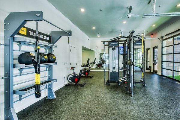 fitness center at Amiya Apartments 