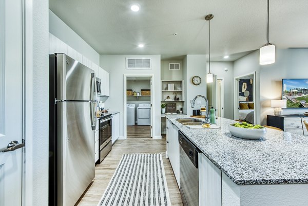 kitchen at Amiya Apartments 