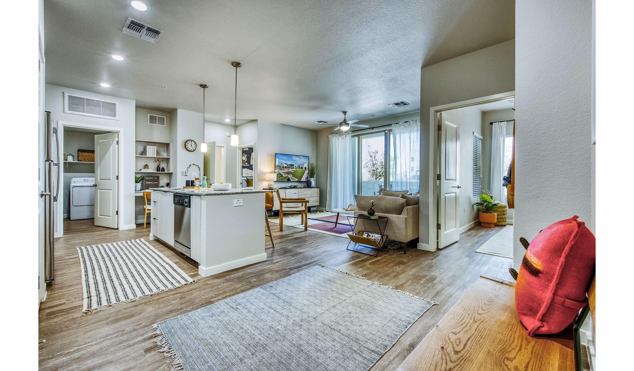 kitchen at Amiya Apartments 