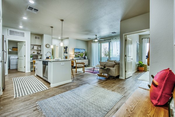 kitchen at Amiya Apartments 