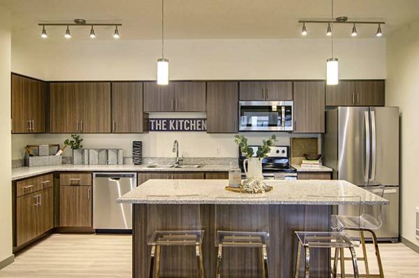 kitchen at Edgewater at the Cove Apartments