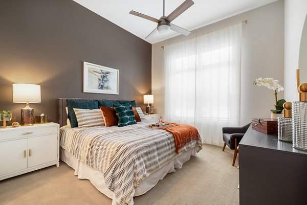 bedroom at Overture Cary Apartments