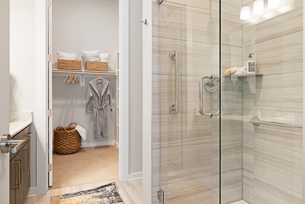 bathroom at Overture Cary Apartments