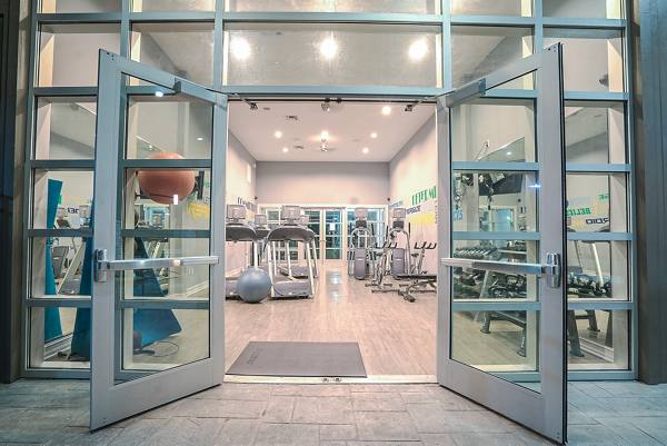 fitness center at Sage Apartments