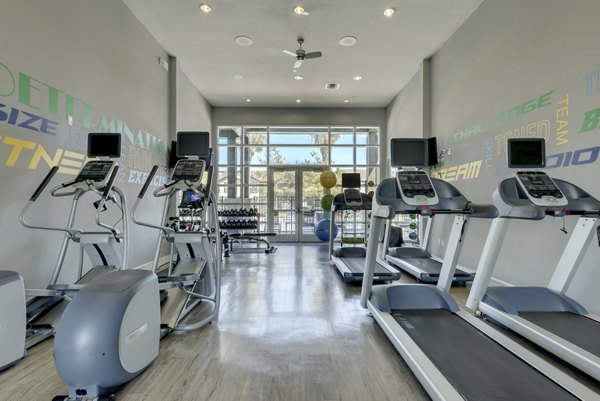 fitness center at Sage Apartments