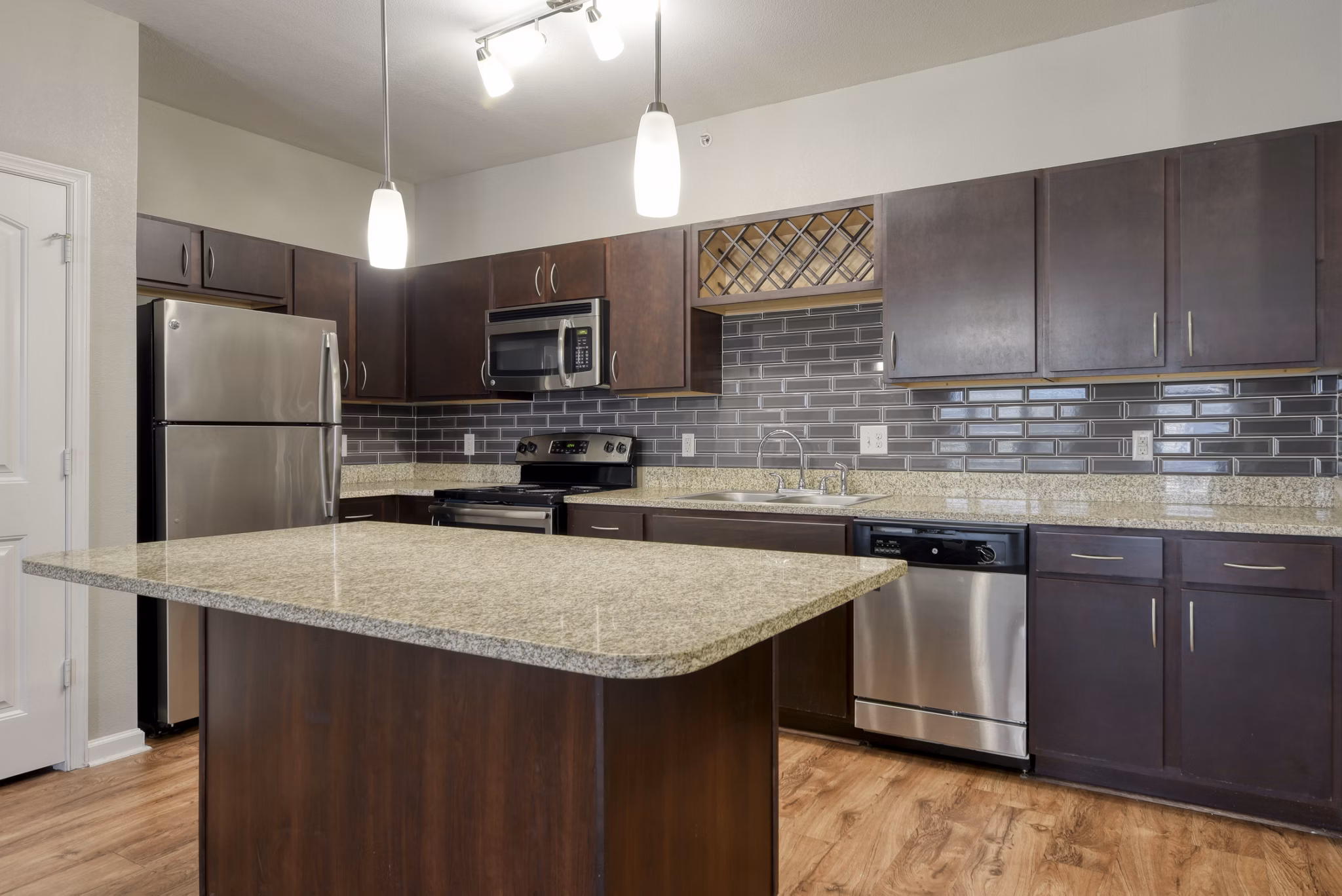 kitchen at Sage Apartments 
