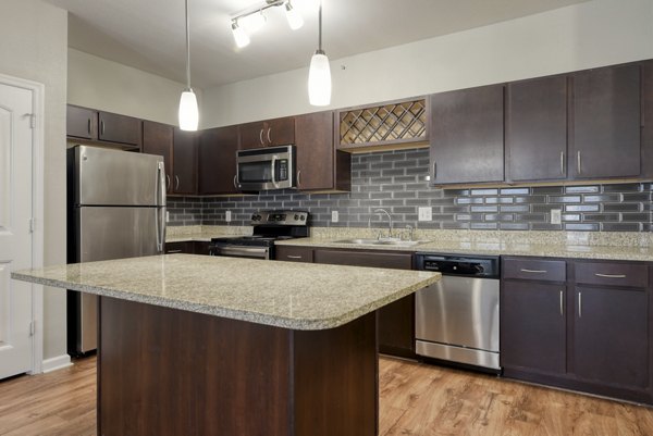 kitchen at Sage Apartments 