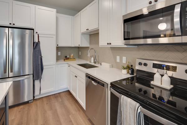 kitchen at Elan West End Apartments