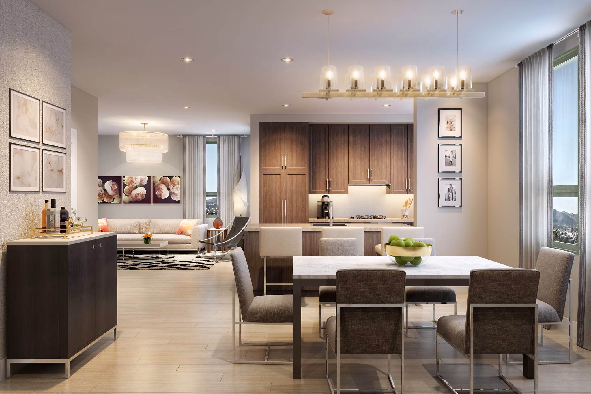 rendering at 2300 Wilshire Apartments