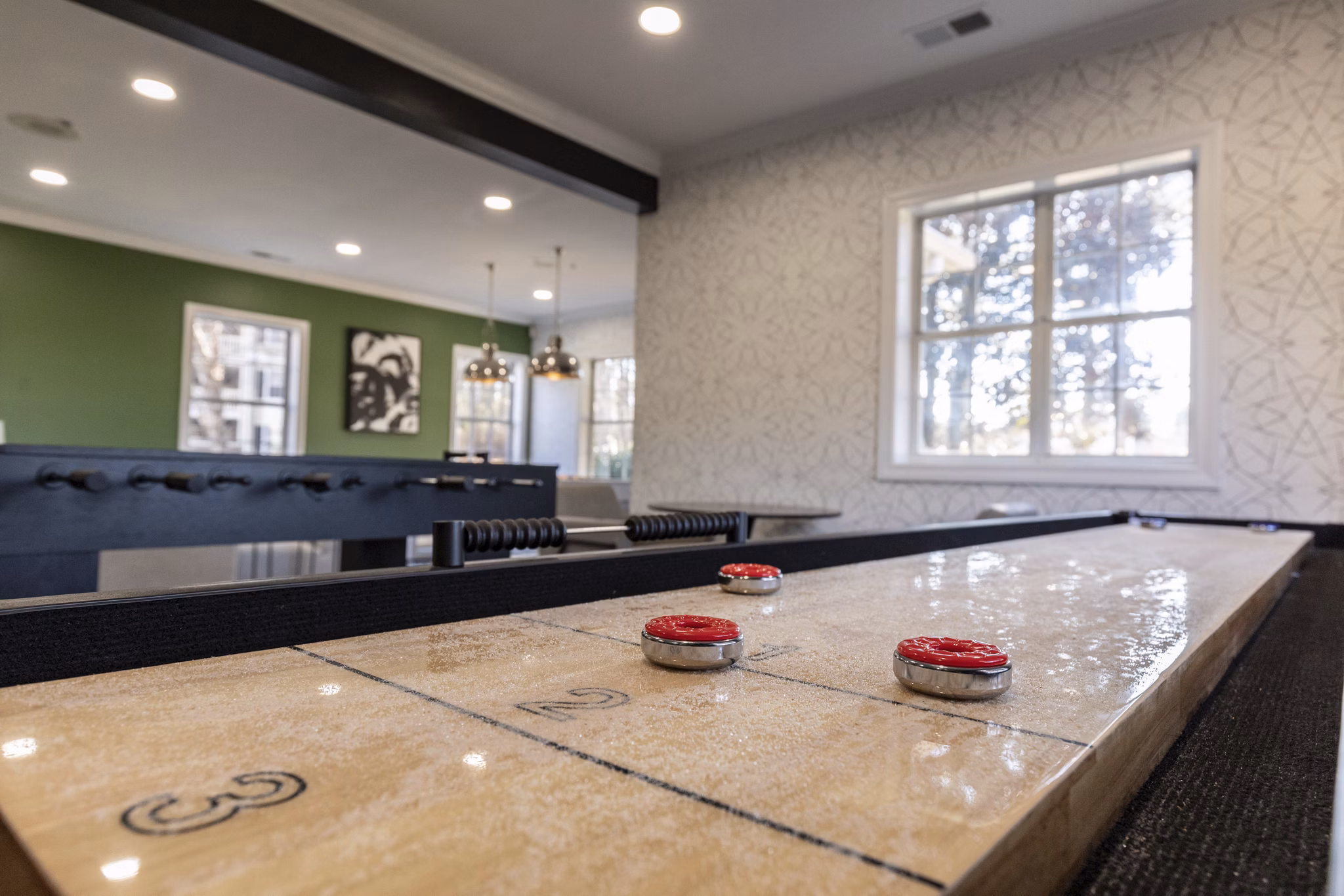 game room at Shiloh Green Apartments