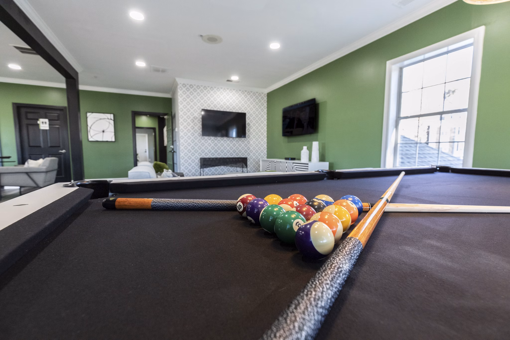 game room at Shiloh Green Apartments