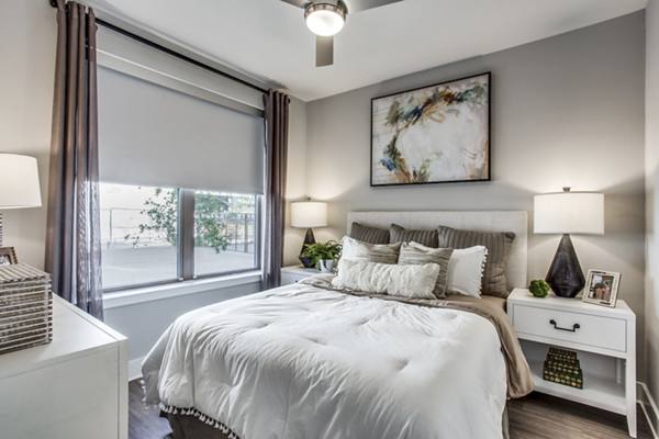 bedroom at Trailhead Apartments