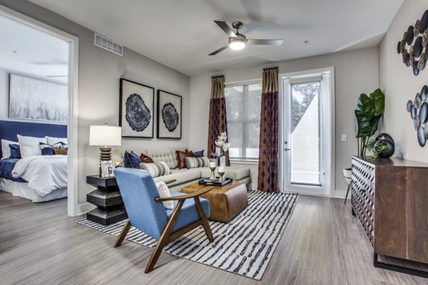 living room at Trailhead Apartments