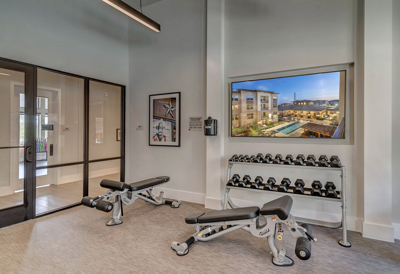 Gym at Album Keller Ranch (2 of 4)