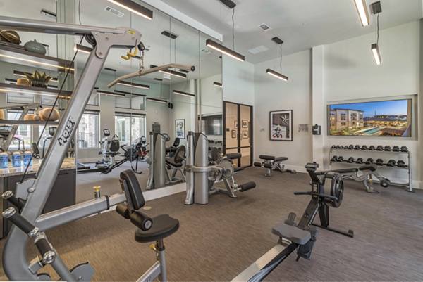 fitness center at Album Keller Ranch Apartments