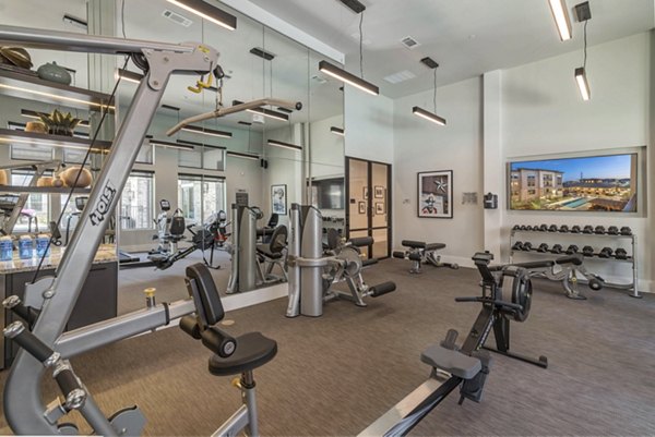 State-of-the-art fitness center at Album Keller Ranch Apartments
