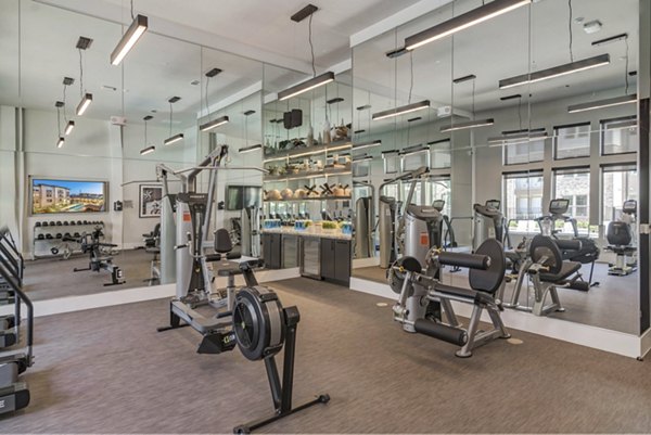 fitness center at Album Keller Ranch Apartments