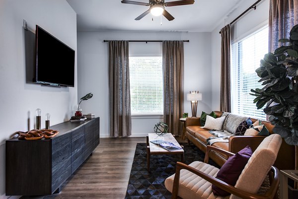 living room at Mezzo Kirby Med Center Apartments