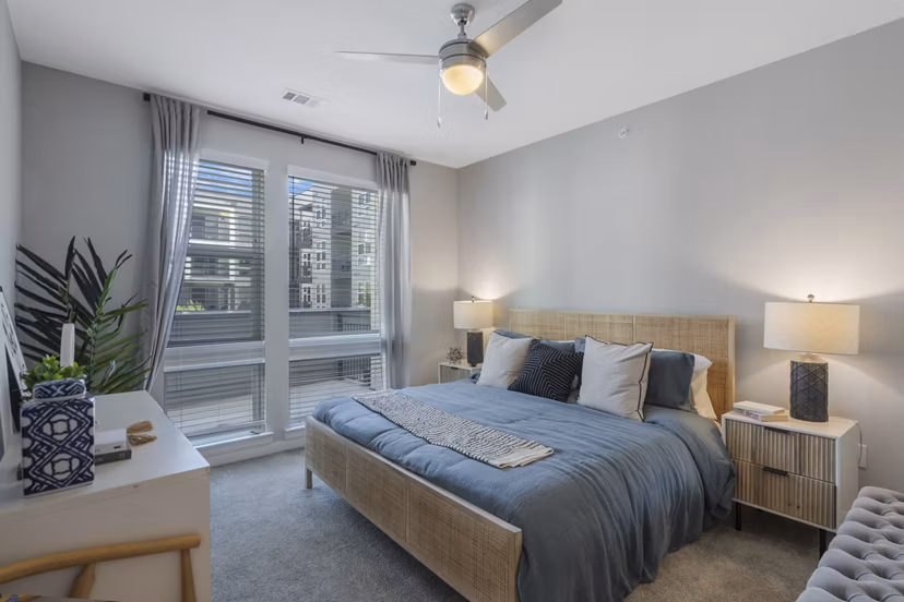bedroom at Korina at the Grove Apartments