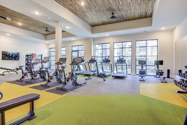 fitness center at Alder Apartments