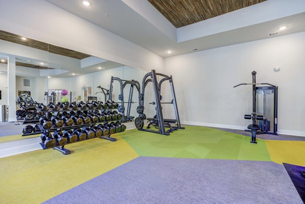 State-of-the-art fitness center at Alder Apartments featuring modern equipment and workout spaces for residents