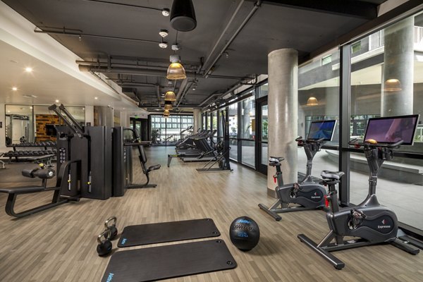 fitness center at Rise Hollywood Apartments