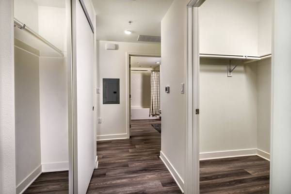 hallway at Rise Hollywood Apartments