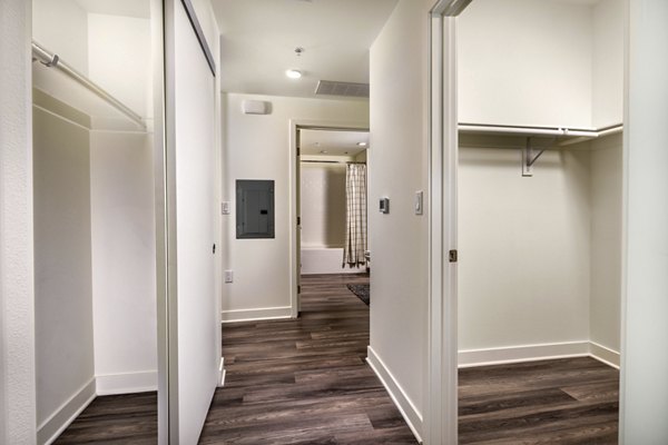 hallway at Rise Hollywood Apartments