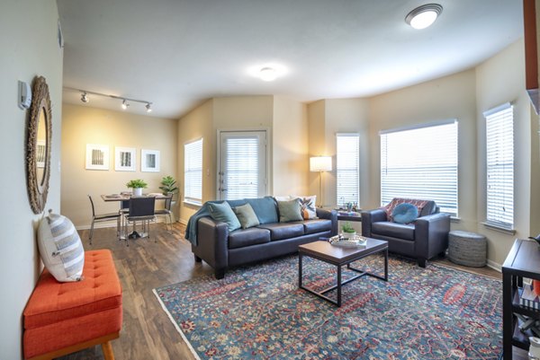 living room at Hillside Ranch Apartments