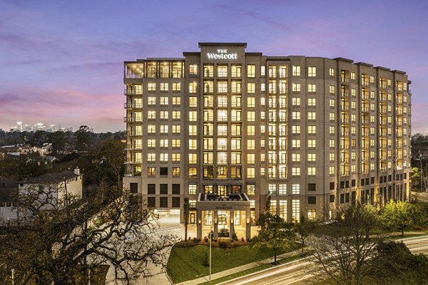 exterior at The Westcott Apartments