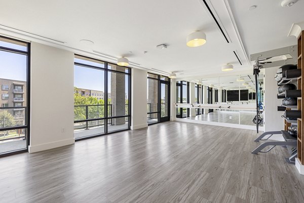 State-of-the-art fitness center at The Westcott Apartments offering modern workout equipment and spacious exercise areas