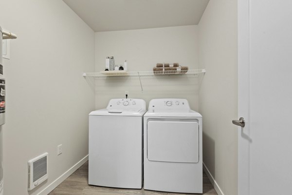 laundry facility at City View Apartments